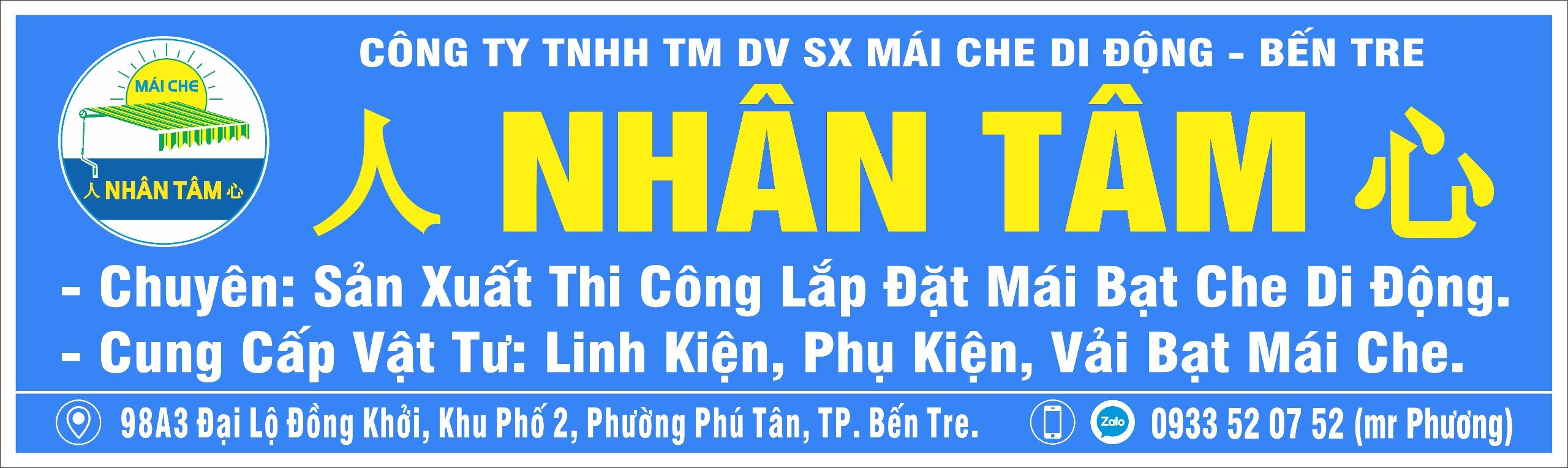 Mái che Long An Nhân Tâm